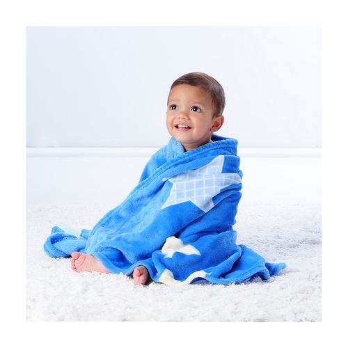 Manta bebÃª 1,10X0,80M estrelas masc Pimpolho