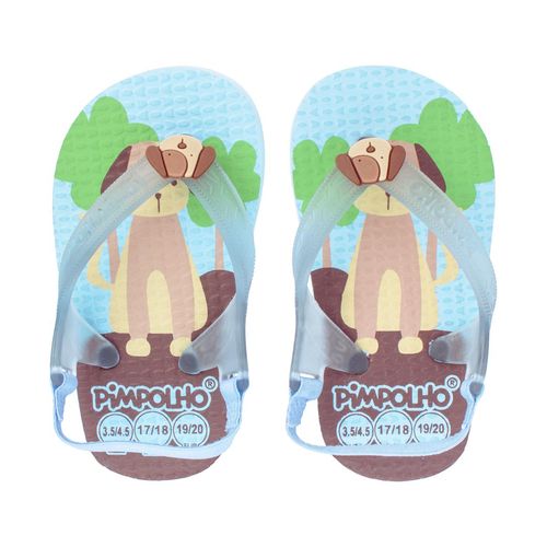 Sand praiana baby azul/cachorro masc Pimpolho