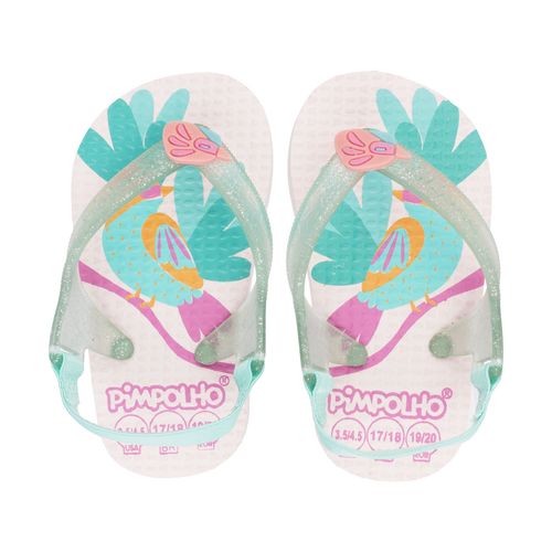 Sand praiana baby rosa/pÃ¡ssaro fem Pimpolho