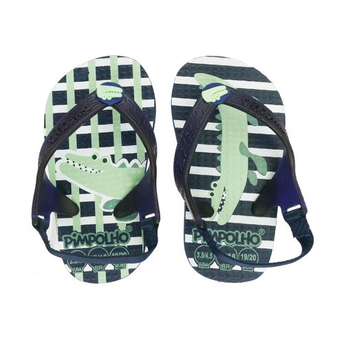 Sand praiana baby marinho/jacarÃ© masc Pimpolho