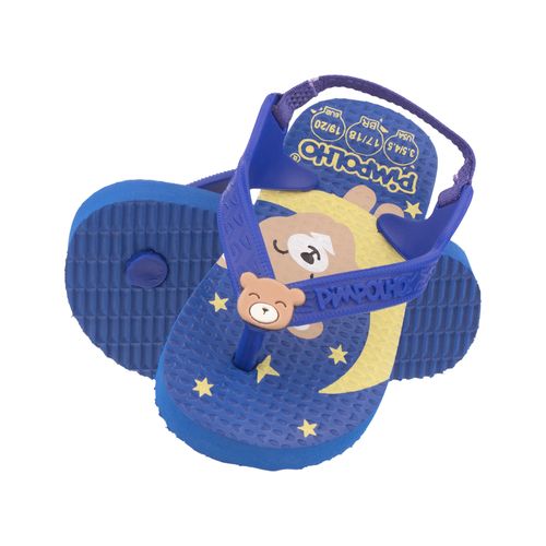 Sand praiana baby azul/urso masc Pimpolho