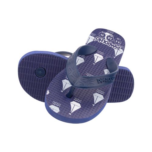 Sand praiana kids Marinho/Barcos masc Pimpolho