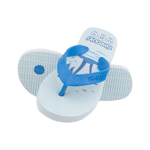 Sand praiana kids Azul/Palmeiras masc Pimpolho