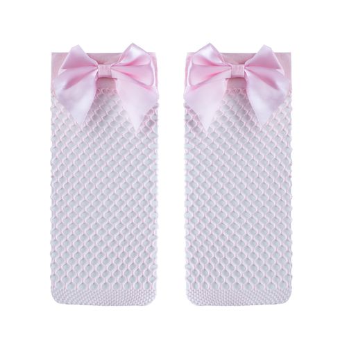 Meia arrastÃ£o com laÃ§o 16-20 feminino Pimpolho