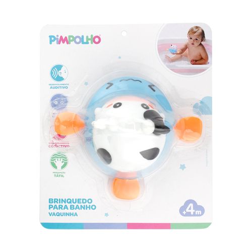 Brinquedo de banho de dar corda vaca unissex Pimpolho