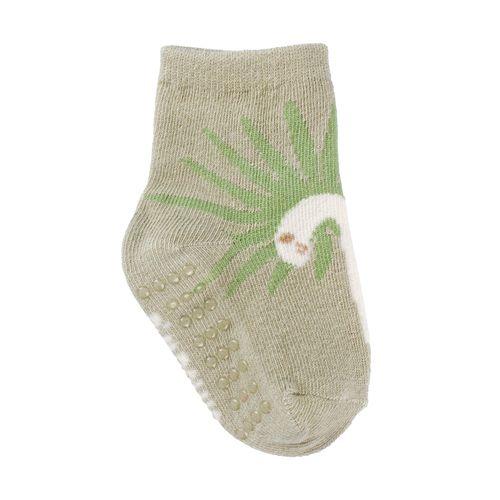 Meia colorida cano alto antiderrapante 16-20 masculino Pimpolho