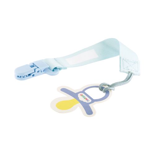 Prendedor de chupeta 14CM com espaÃ§o para nome masculino Pimpolho