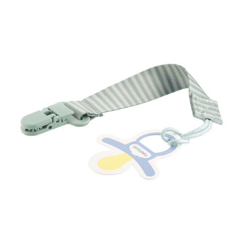 Prendedor de chupeta listras 14CM unissex Pimpolho