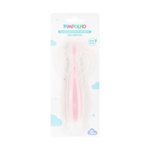 Massageador de gengiva silicone com ventosa feminino Pimpolho