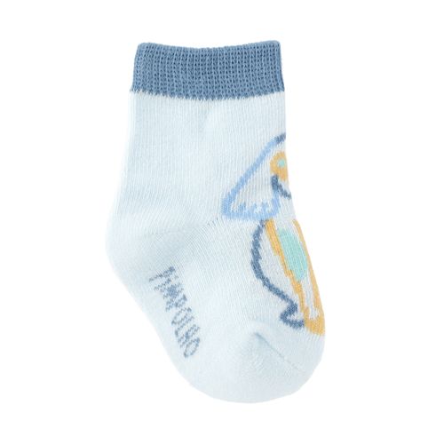 Kit meia colorida C/3 pares tag 00-15 masculino Pimpolho