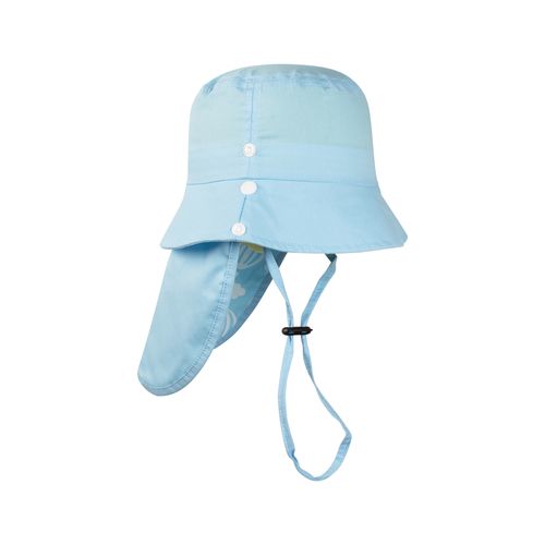 ChapÃ©u c/proteÃ§Ã£o de pescoÃ§o e tecido UV tam 48 06-24 meses masculino Pimpolho