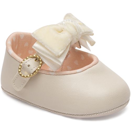 sapatilha aconchego infantil pimpolho off white