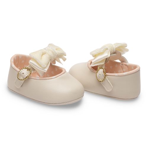 sapatilha aconchego infantil pimpolho off white