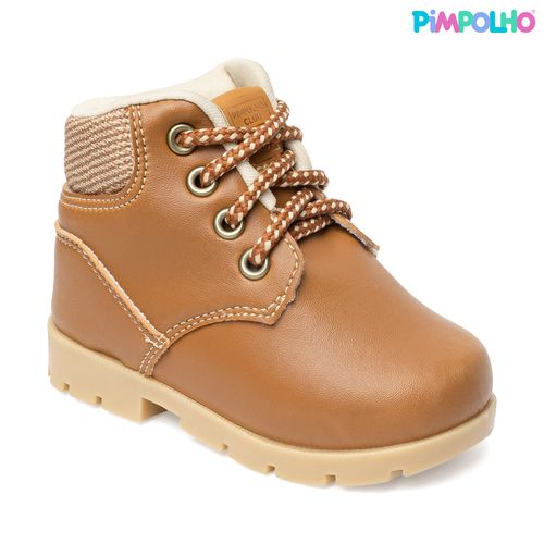 Bota aventura infantil Pimpolho caramelo