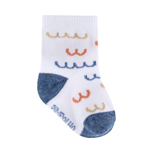 Kit meia semaninha estampada C/7 prs 00-15 masc Pimpolho