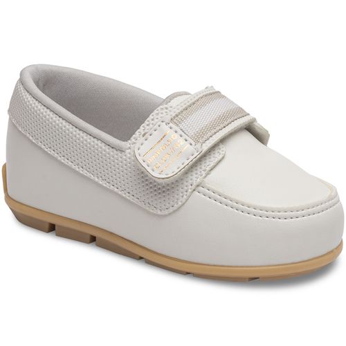 Sapato batizado mocassim infantil pimpolho branco