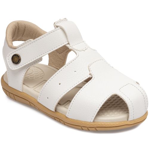Sandália infantil batizado classica Pimpolho branca