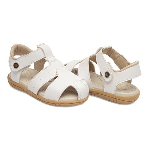 Sandália infantil batizado classica Pimpolho branca