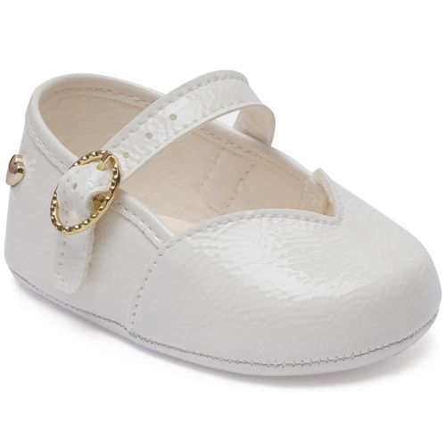 sapatilha batizado classica infantil pimpolho branca