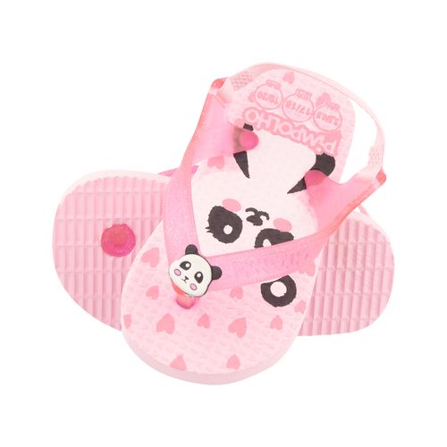 Sand praiana baby rosa/panda fem Pimpolho