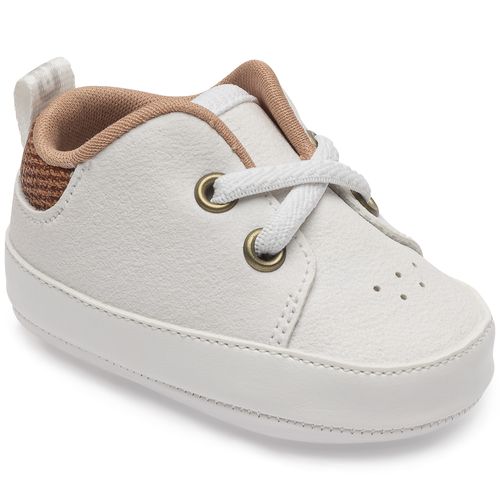 Sapato batizado cravinho infantil Pimpolho branco