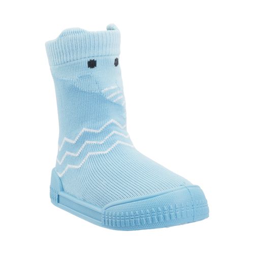 Meia comfort ludica azul elefante masculina Pimpolho