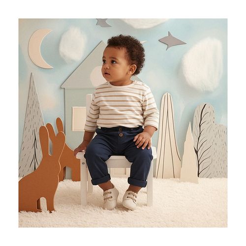 Sapato festinha infantil Pimpolho off white