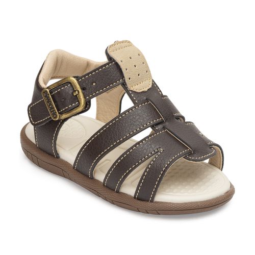 Sandália infantil casual Pimpolho marrom