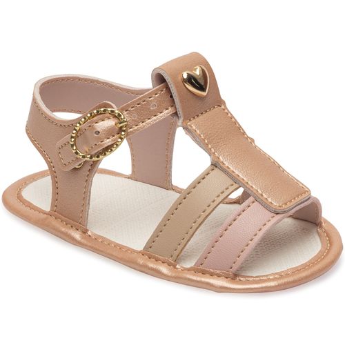 Sandália infantil colors Pimpolho cobre