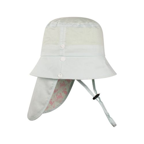 Chapéu c/proteção de pescoço e tecido UV tam 50 02-03 anos feminino Pimpolho