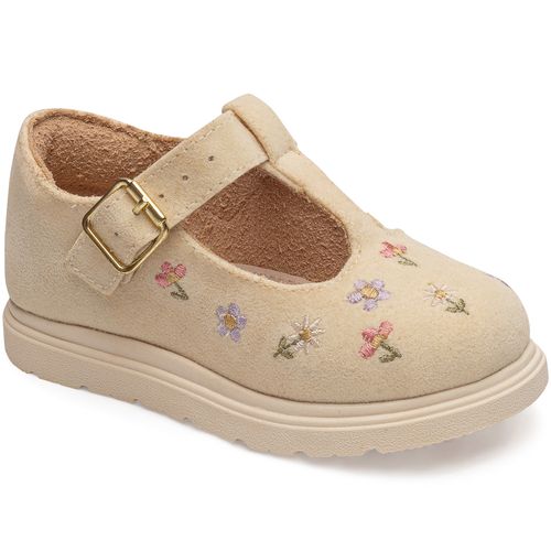 Sapatilha flora Pimpolho fase 3 off white