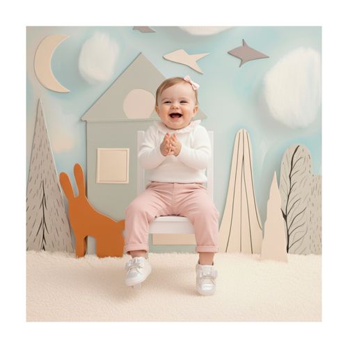 Tênis batizado infantil Pimpolho branco