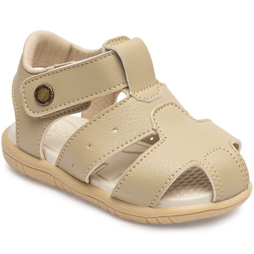 Sandália infantil casual Pimpolho bege