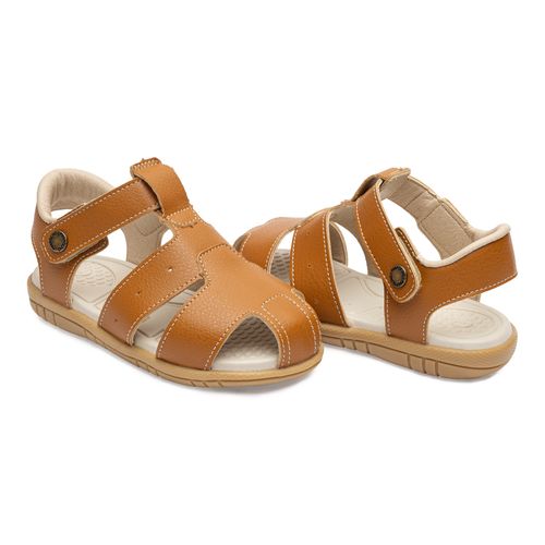 Sandália infantil classica Pimpolho caramelo