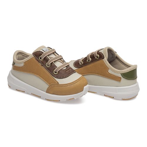 Tênis sport jogging pimpolho bege