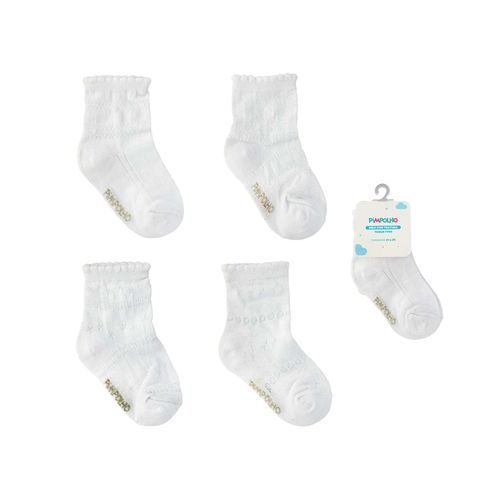 Meia com textura toque fino 21-25 feminino Pimpolho