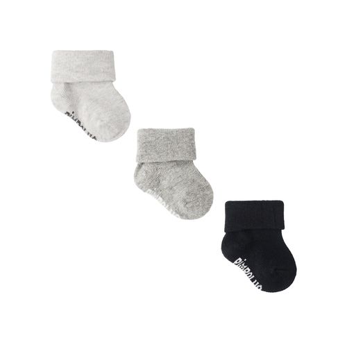 Meia lisa com vira RN unissex Pimpolho