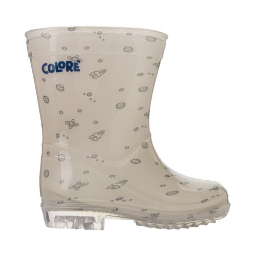 Galocha infantil estampada cinza espacial masculina Pimpolho