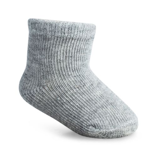 Kit meia lisa 3 prs/tag cano alto ZERO unissex Pimpolho