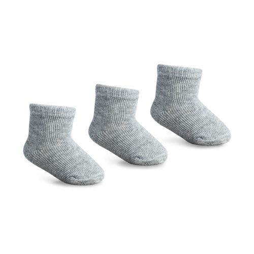 Kit meia lisa 3 prs/tag cano alto ZERO unissex Pimpolho