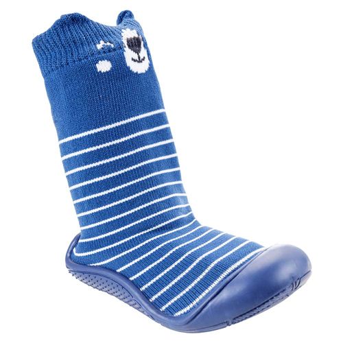 Meia comfort ludica marinho urso masculina Pimpolho