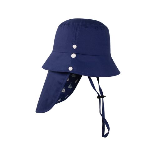 Chapéu c/proteção de pescoço e tecido UV tam 50 02-03 anos masculino Pimpolho