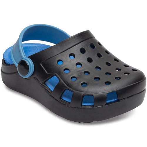 Sandália infantil Pimpolho babuche preto/marinho