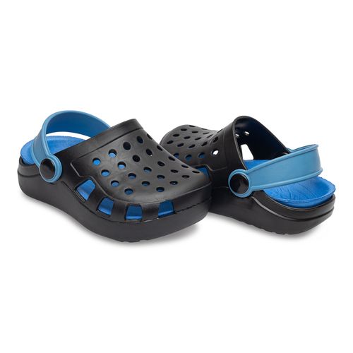 Sandália infantil Pimpolho babuche preto/marinho