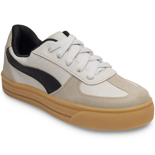 Tênis drop kids pimpolho branco/preto