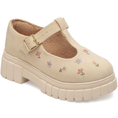 Sapatilha flora infantil Pimpolho off white