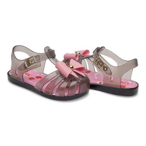 Sandália infantil pimpolho transparente