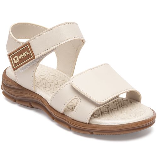 sandalia papete sport  infantil Pimpolho fase 3 off white