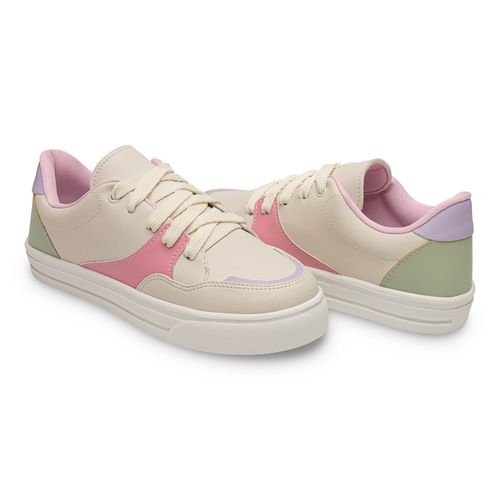 Tênis pop colors pimpolho off white