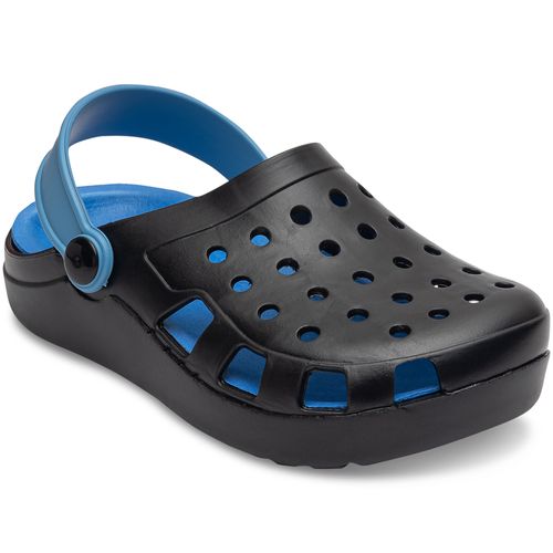 Sandália infantil Pimpolho babuche preto/marinho